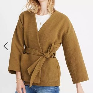 Madewell Texture & Threads Wrap Jacket Sz Medium